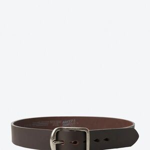 Naked and famous thick brown belt 7mm nwt
